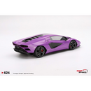 a purple sports car on a white background