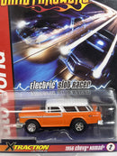 1956 Chevy Nomad Orange X Traction Flame Throwers HO Scale Auto World SC366-2