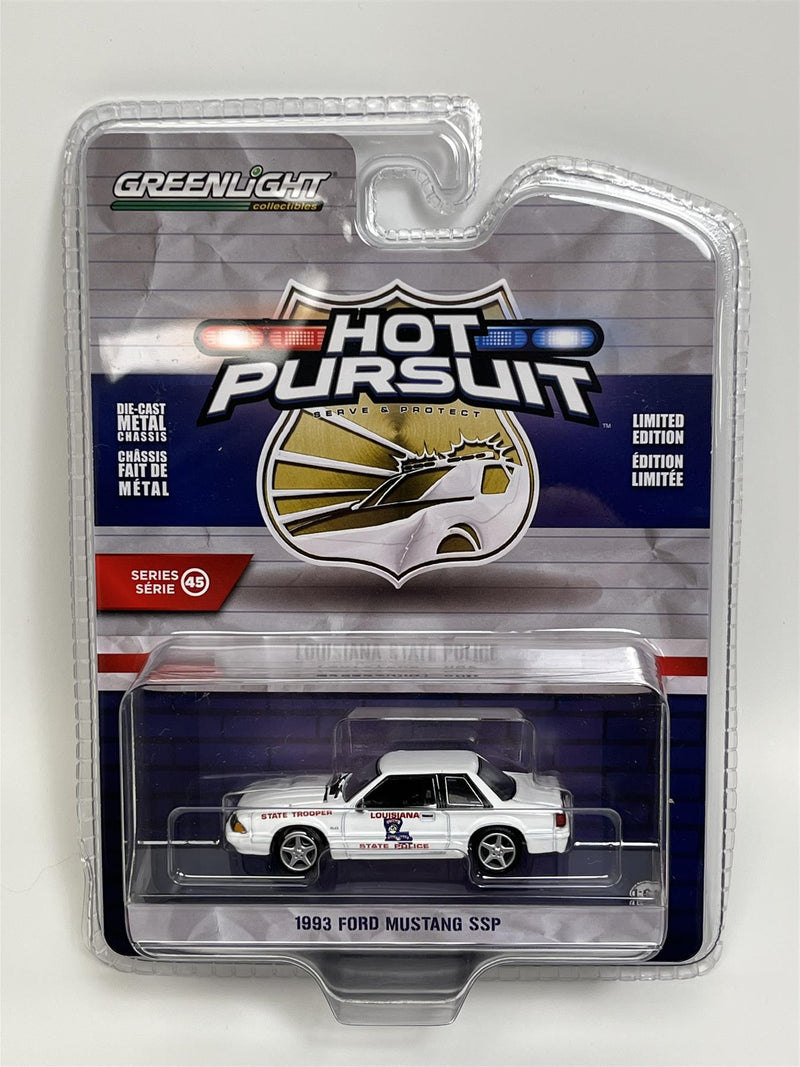 1993 Ford Mustang SSP Hot Pursuit 1:64 Scale Greenlight 43030C