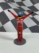 Fernando Alonso Ferrari Diecast Figure 1:43 Scale Cartrix CT056