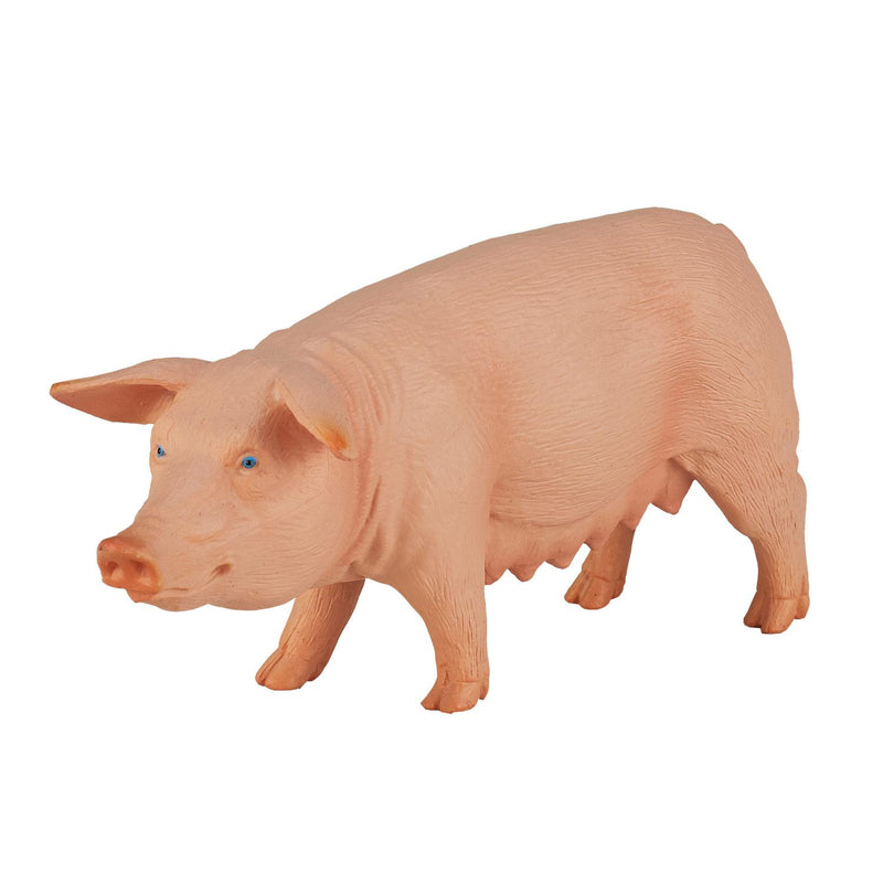 Pig Sow Farm Animal Toy Figure 10 cm Length Approx Mojo Fun 387054