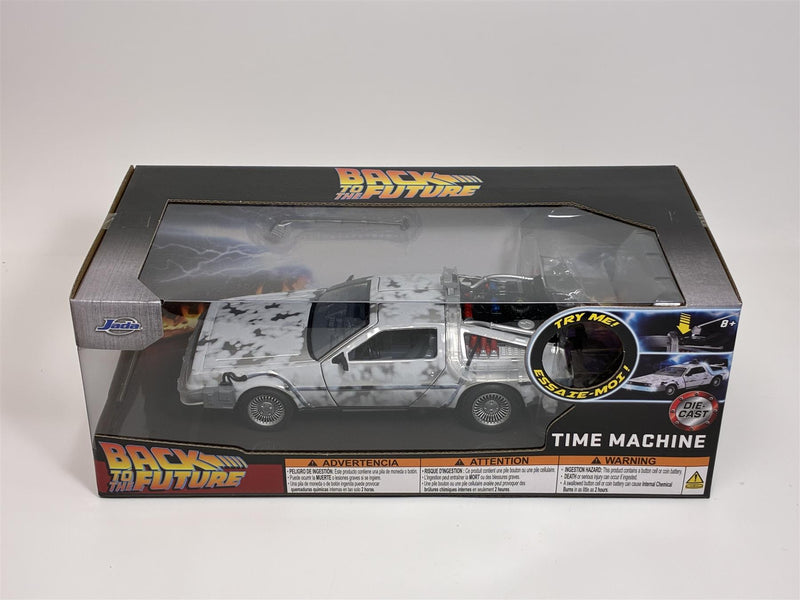 Back To The Future Time Machine Frosted Working Lights 1:24 Jada 36145
