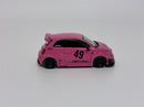 Abarth 595 LB Works Abas Works Pink LHD 1:64 Mini GT MGT00851L