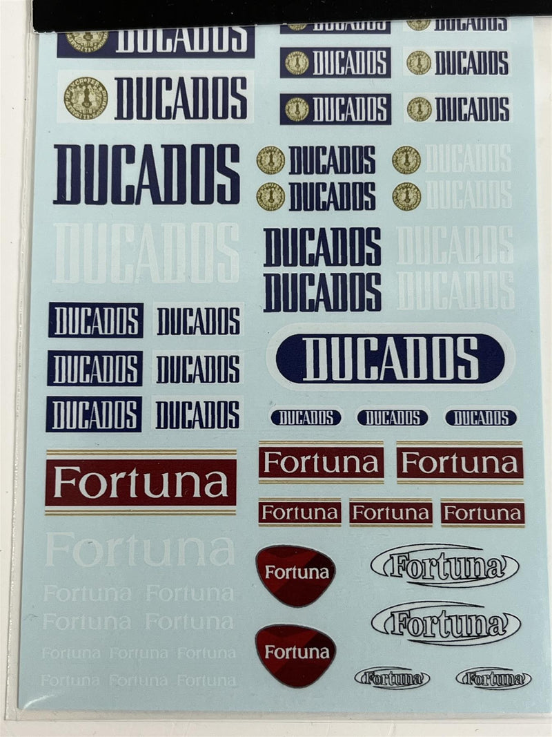 Mitoos M555 Duccados Fortuna Waterslide 1:32 Scale Decals New
