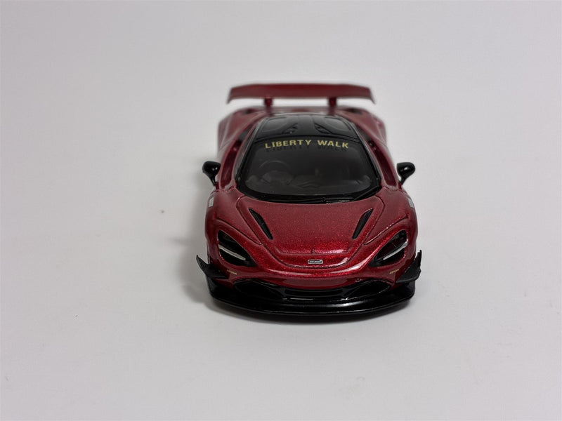 McLaren 720S LB Works Gem Red RHD 1:64 Scale Mini GT MGT00828R