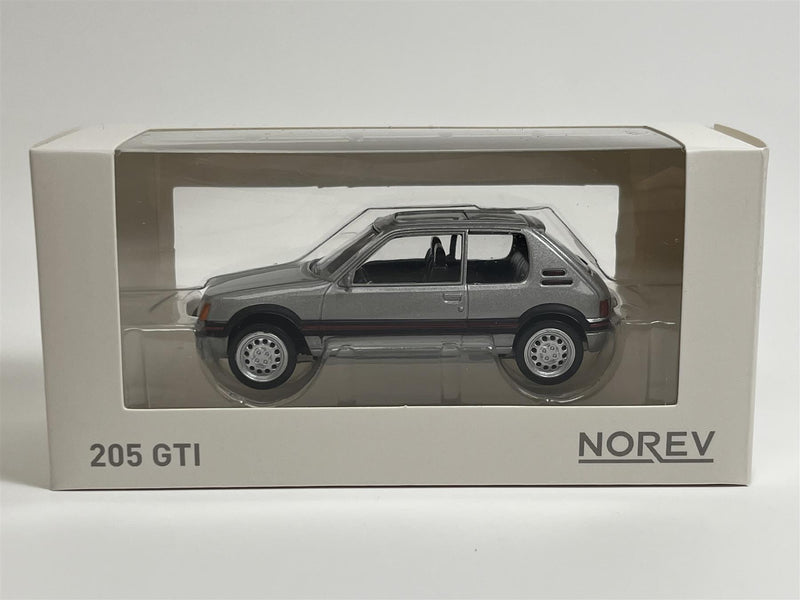 Peugeot 205 GTI Silver 1:43 Scale Norev 430201