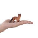 Red Fox Wildlife Toy Figure 5 cm Height Approx Mojo Fun 387028