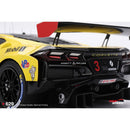 a yellow and black race car