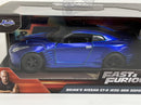 Fast and Furious Brians Nissan GT-R R35 Ben Sopra 1:32 Jada 98270