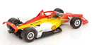 a toy race car with a white background