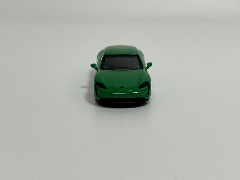 Porsche Taycan Turbo S 2019 Green Metallic 1:87 Minichamps 870068402