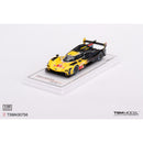 a yellow and black race car
