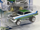 1958 Plymouth Fury  Zinger Lime with White and Blue 1:64 Johnny Lightning JLSF024B