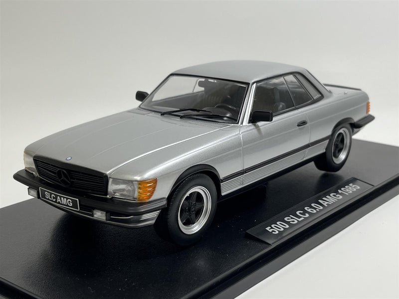 Mercedes 500 SLC 6.0 AMG C107 1985 Silver 1:18 Scale KK Scale 180891