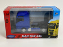 Man TGX XXL Blue 1:64 Scale Welly Truck Tractor 68010S