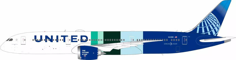United Airlines Boeing 787-9 N24988 The Future Is Saf 1:200 Inflight200 IF789UA0125