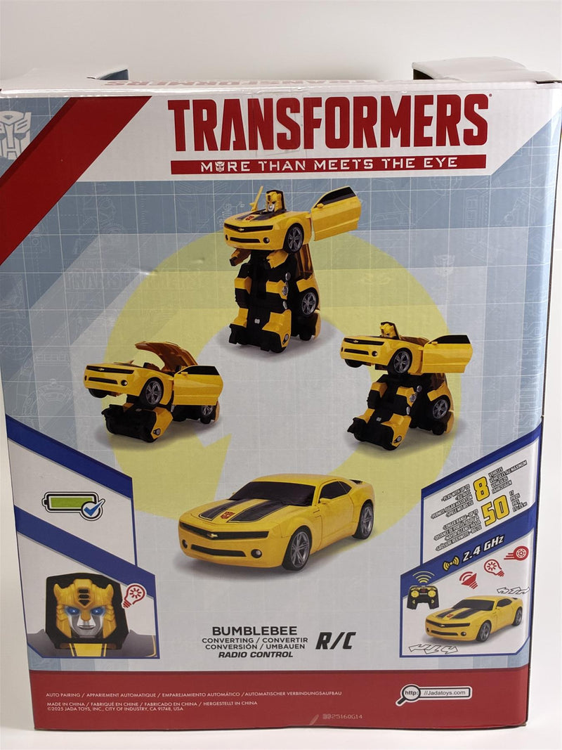 Transformers Bumblebee Converting Remote Control RC 32cm Standing Jada 36112