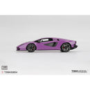 a purple sports car on a white background