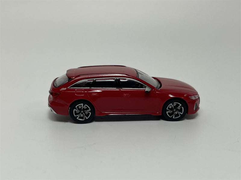 Audi RS6 Avant 2019 Red Metallic 1:87 Scale Minichamps 870010010