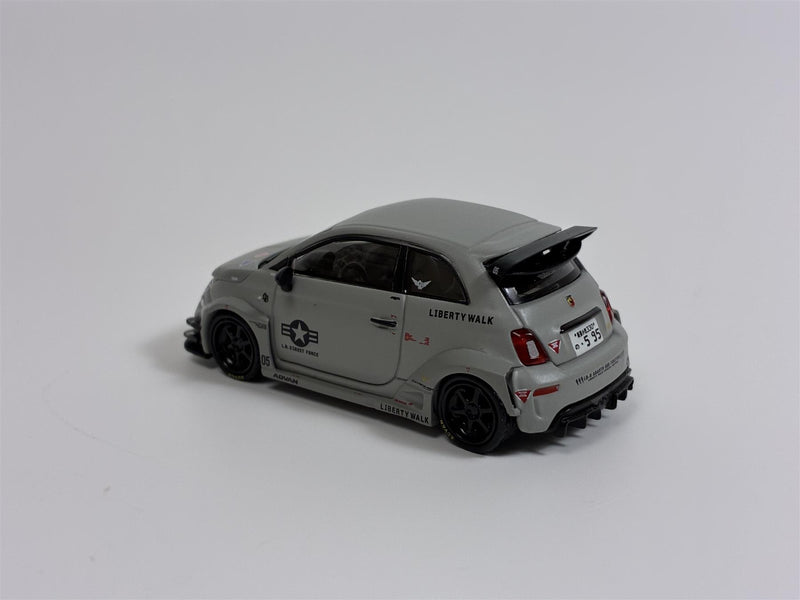 LB Works x Abas Works Abarth 595 Fighters LHD 1:64 Scale Mini GT MGT01064L