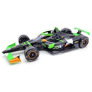 a black and green toy race car
