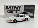 Porsche 911 Carrera RS 2.7 Grand Prix White With Red Livery RHD 1:64 Mini GT MGT00612R