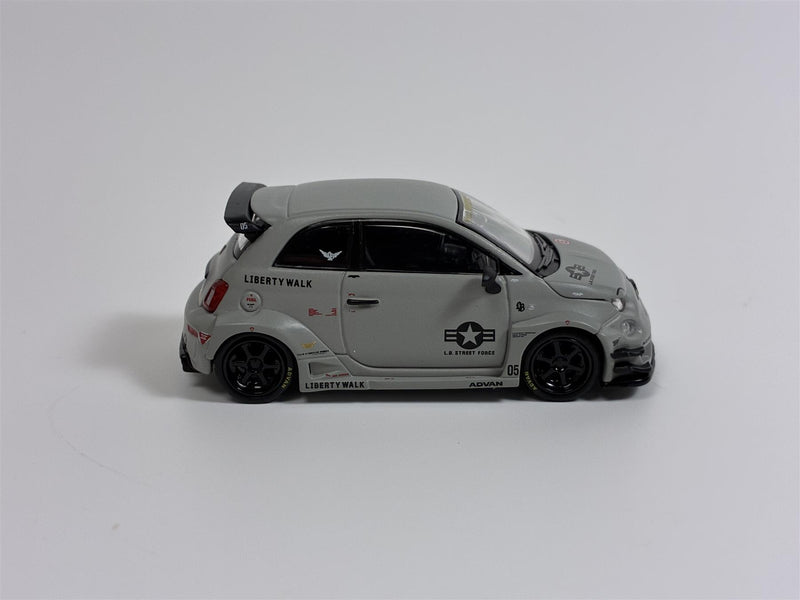 LB Works x Abas Works Abarth 595 Fighters LHD 1:64 Scale Mini GT MGT01064L