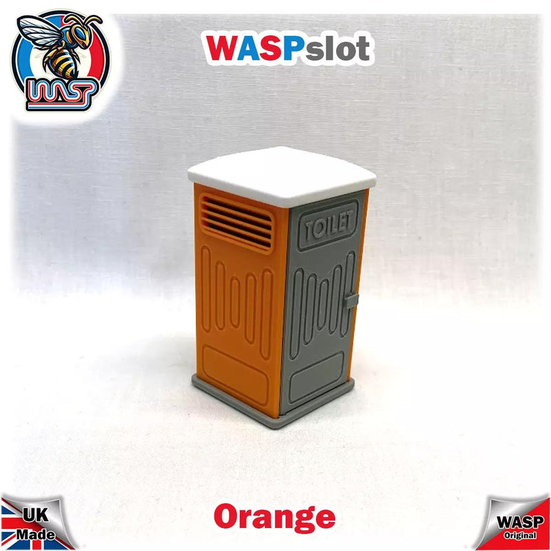 Portable Toilet Orange Slot Car Track Scenery x 1 1:32 Scale Wasp P