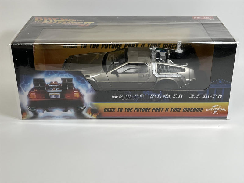 Back To The Future Part II Time Machine 1:18 Scale Sun Star 2710