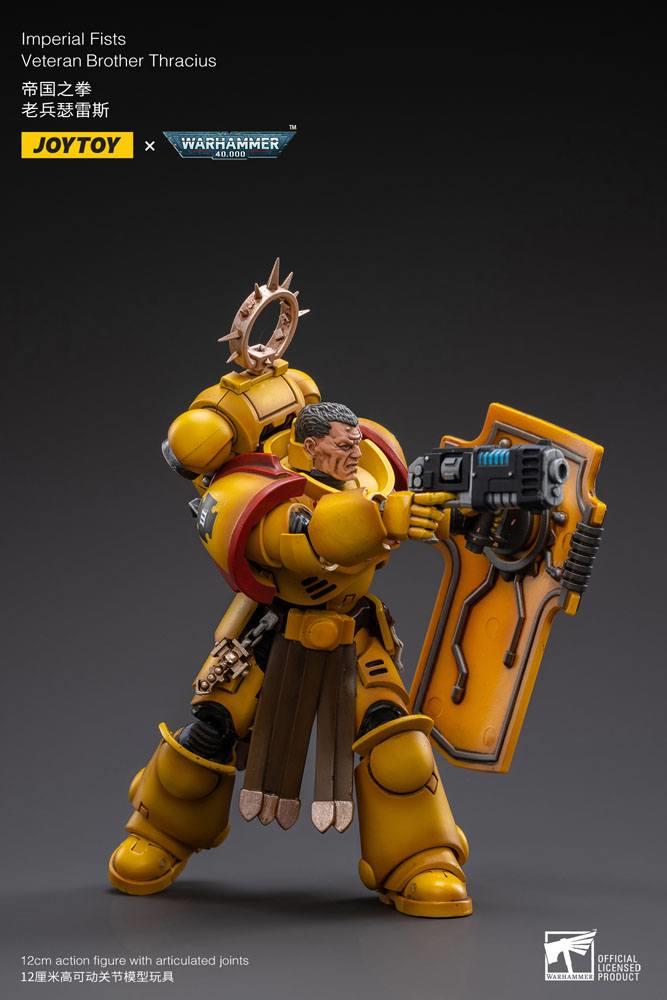 Warhammer 40K Imperial Fists Veteran Brother Thracius 1:18 Scale Joy Toy JT3013