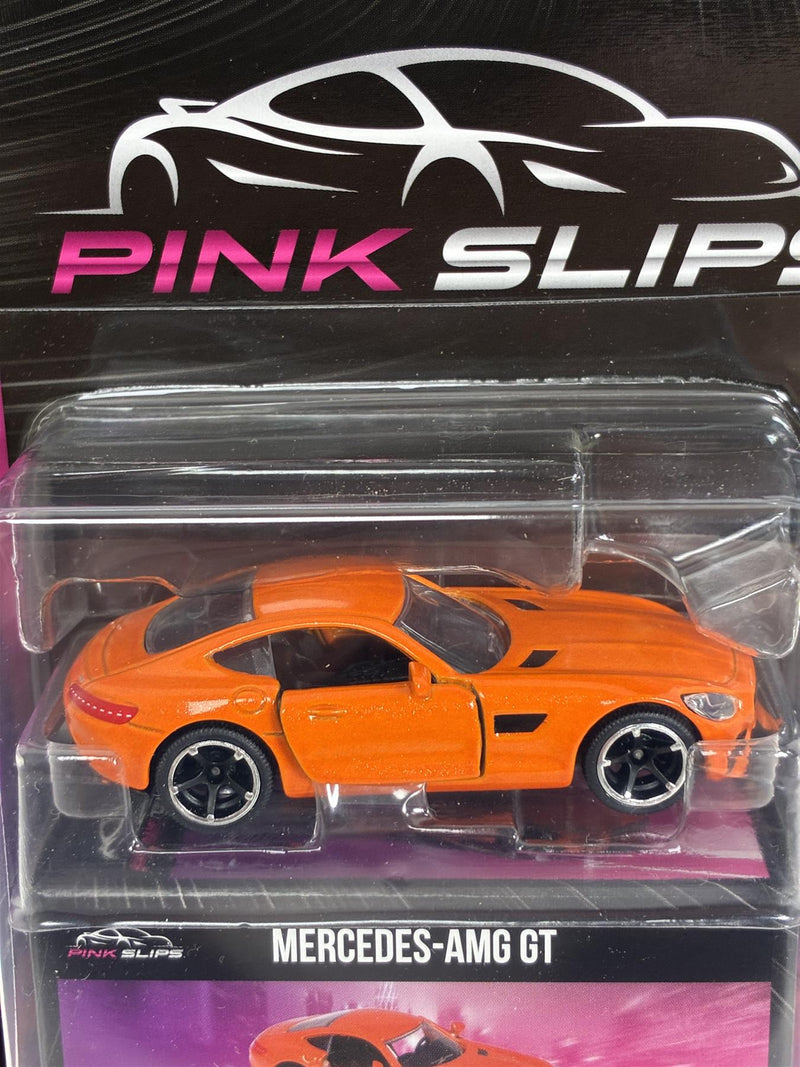 Mercedes AMG GT Orange 1:64 Scale Pink Slips Jada 213291003