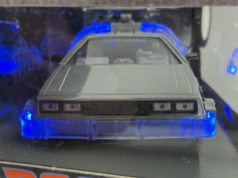 Back to the Future Time Machine Working Lights 1:24 Scale Jada 253255038