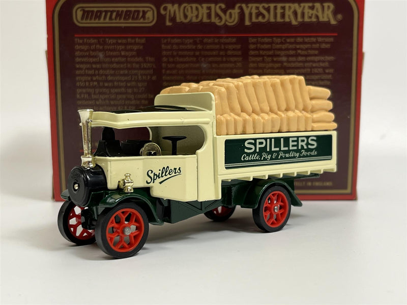 Foden Steam Lorry 1922 Spillers 1:72 Scale Models of Yesteryear Matchbox Y27D S3