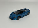 McLaren 750S Spider Belize Blue LHD 1:64 Scale Mini GT MGT00812L