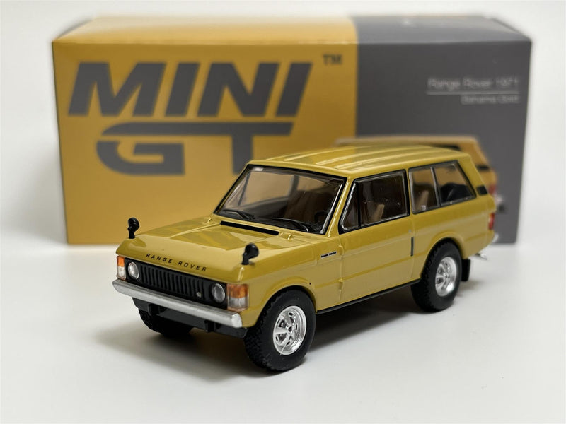 Range Rover 1971 Bahama Gold LHD 1:64 Scale Mini GT MGT00495L