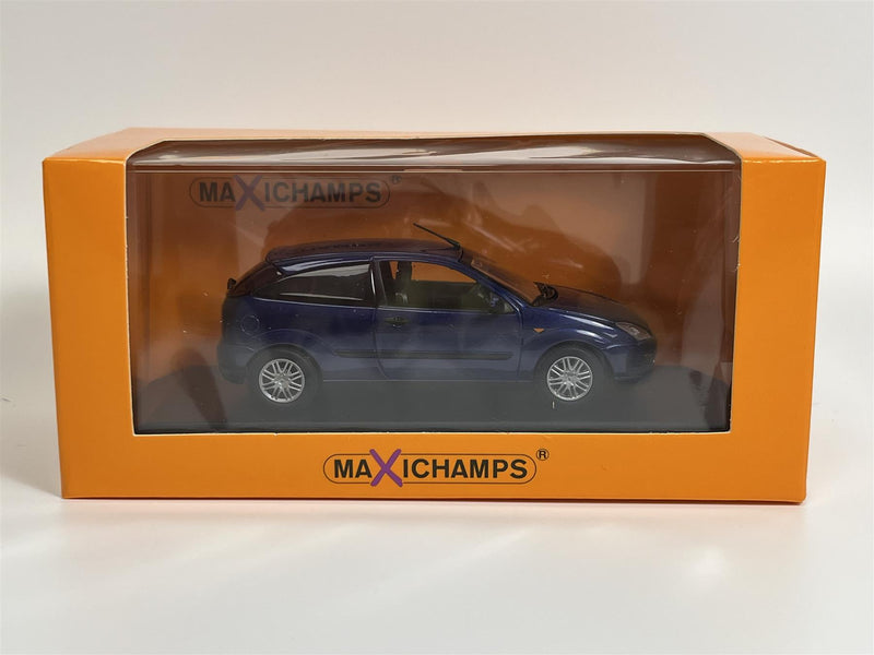 Ford Focus 1998 Blue Metallic 1:43 Scale Maxichamps 940087000