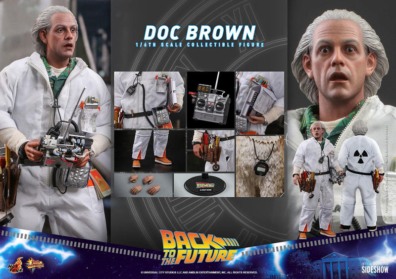 Back To The Future Doc Brown 1:6 Scale Hot Toys 909290