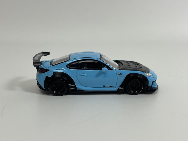 Toyota GR86 LB Nation Baby Blue RHD 1:64 Scale Mini GT MGT00873R