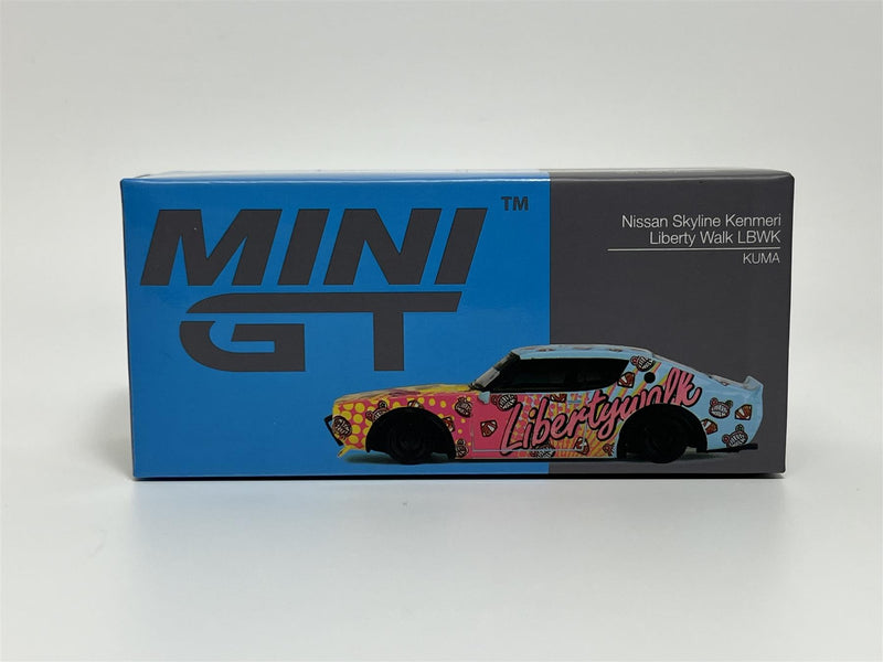 Nissan Skyline Kenmeri Liberty Walk LBWK Kuma RHD 1:64 Mini GT MGT00698R