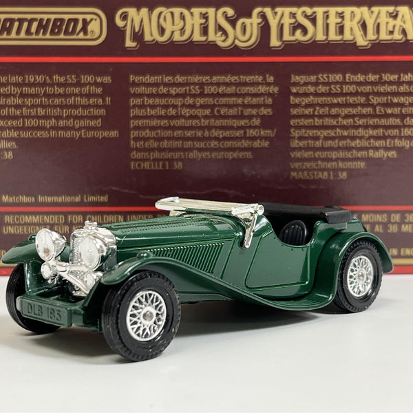 【希少品】SS. 100 JAGUAR 1936 MATCHBOX Vintage Matchbox Models of Yesteryear 1936 Jaguar SS100