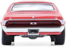 the back of a red car