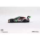 a toy race car with a white background