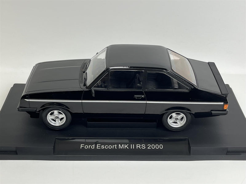 Ford Escort MK II RS 2000 Black 1:18 Scale Model Car Group MCG18405
