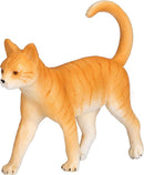 Cat Ginger Pet Toy Figure 7 cm Length Approx Tabby Mojo Fun 387283