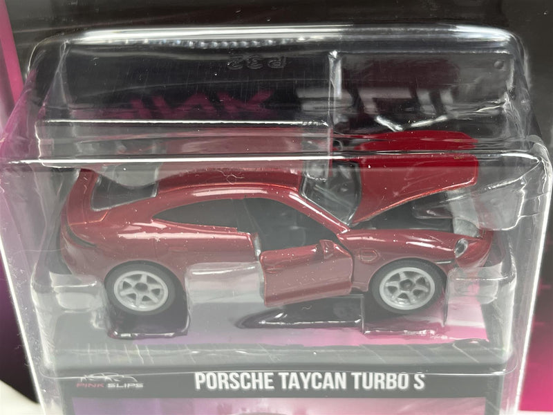 Porsche Taycan Turbo S Red 1:64 Scale Pink Slips Jada 213291000