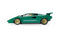 Lamborghini Countach Green Classic Street 1:32 Scale Scalextric C4500