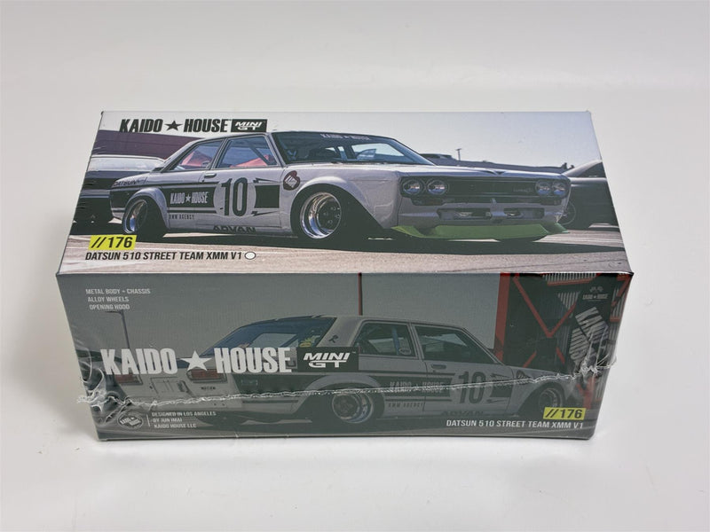 Datsun 510 Street Team XMM V1 1:64 Scale Mini GT KHMG176