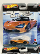 Speed Machines 4 Car Set Hot Wheels Real Riders FPY86 977A