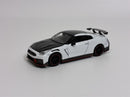 Nissan GT-R Nismo R35 2024 Brilliant White Pearl RHD 1:64 Mini GT MGT01045R