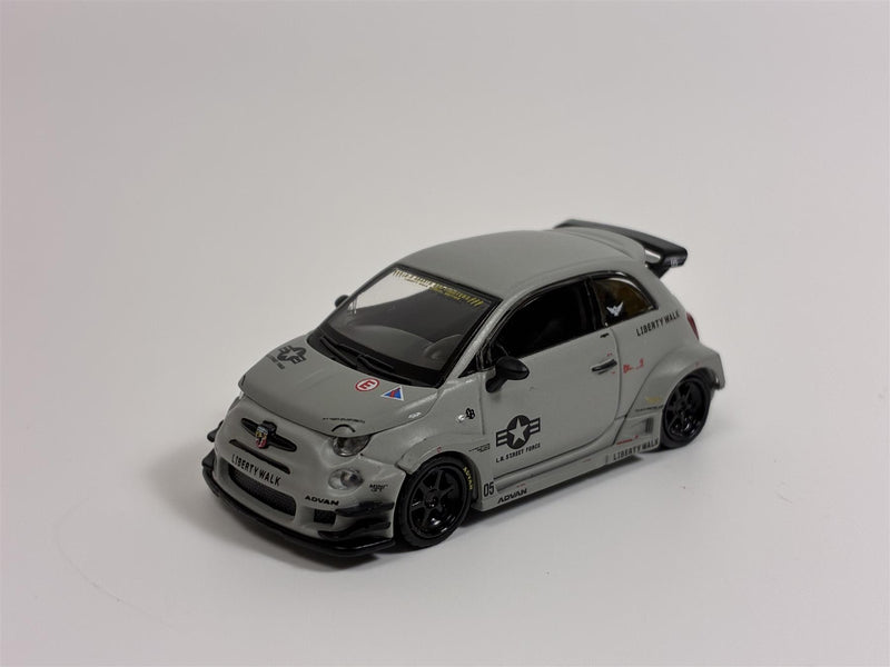 LB Works x Abas Works Abarth 595 Fighters LHD 1:64 Scale Mini GT MGT01064L